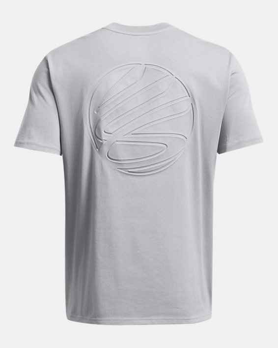 Curry Emboss Heavyweight T-Shirt für Herren, Gray, pdpMainDesktop image number 2